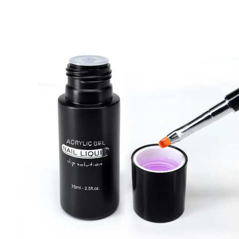 Nail Gel Liquid For Soak off UV LED Extension Gel Nail Brush Slice Tip Gel Nail Polish Manicure Gel Nail Slip Solution