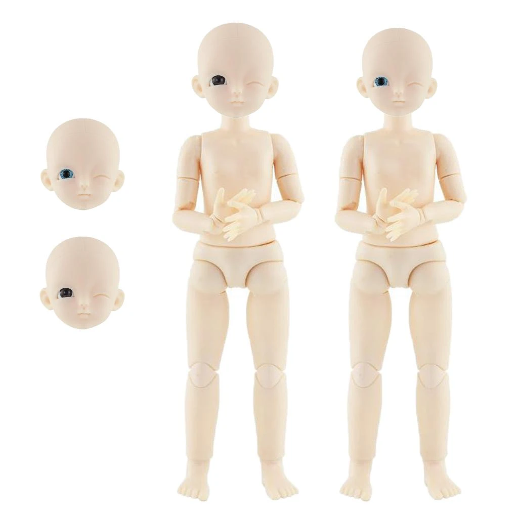 blank plastic dolls