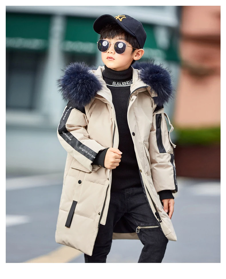 Г. nueva ropa de invierno para nignos nigno de algodón acolchado chaqueta catida en el Bebe grande abrigo