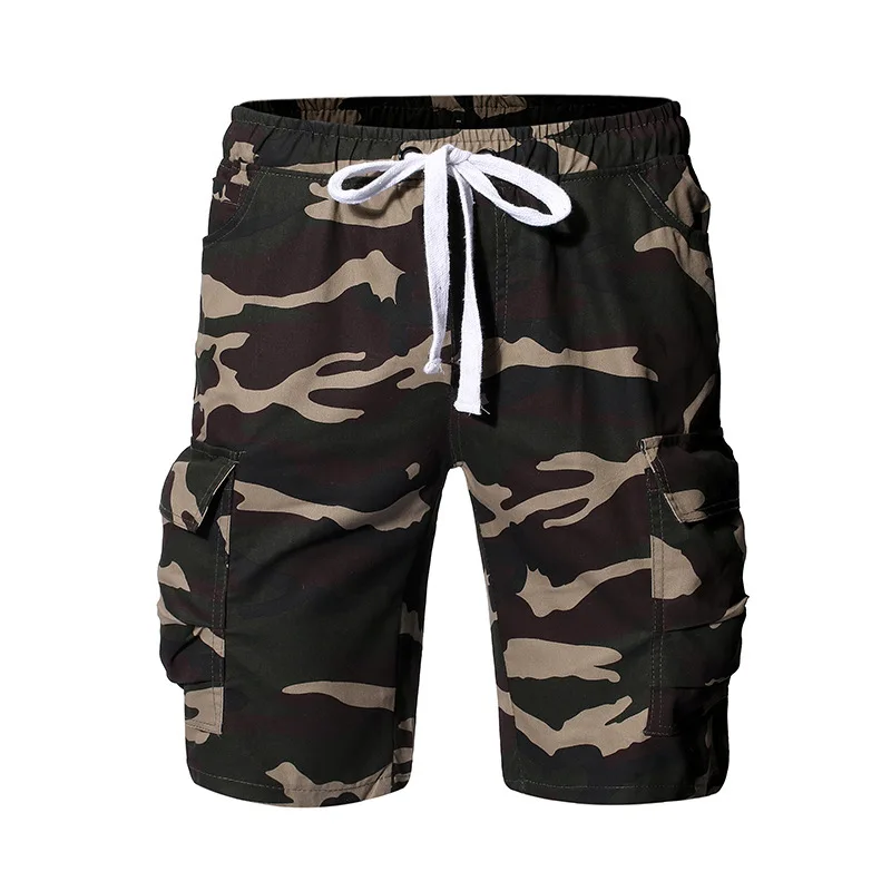 Брендовые Новые мужские повседневные шорты летние стильные модные камуфляжные офисные шорты тонкий ремень повседневные шорты свободные удобные