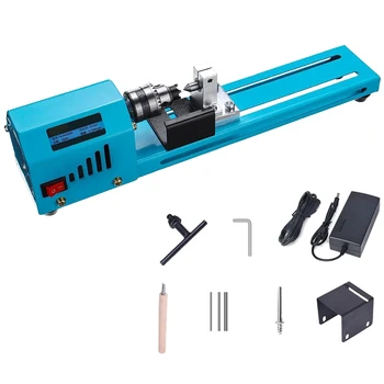 

Promotion--150W Electric Wood Mini Lathe Beads Grinding Polisher and Polishing Beading Machine DIY Woodworking Buddha Pearl Lath