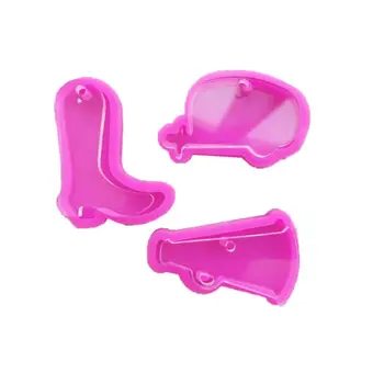 

Handmade Keychain Pendant Resin Casting Mold Dog Tag Cat Cow Deer Silicone Molds