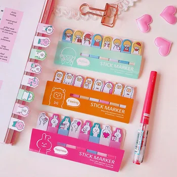 

160 Sheets Kawaii Memo Pad Cute Panda Rabbit Sticky Notes Index Posted It Planner Stationery School Supplies Paper Stickers