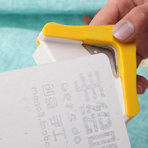 

Paper Cutter R5mm Rounder Round Corner Trim Paper Punch Card Photo Cartons Cutter Tool Craft Color Random