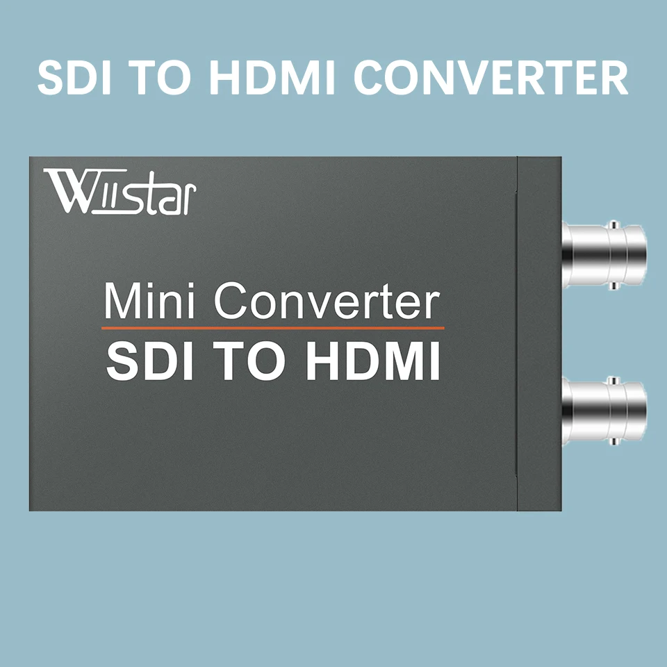 

Wiistar SDI to HDMI Converter SD/HD/3G-SDI with SDI Loop Out BNC to HDMI Adapter 720P 1080P for HDTV Monitor Free Shipping