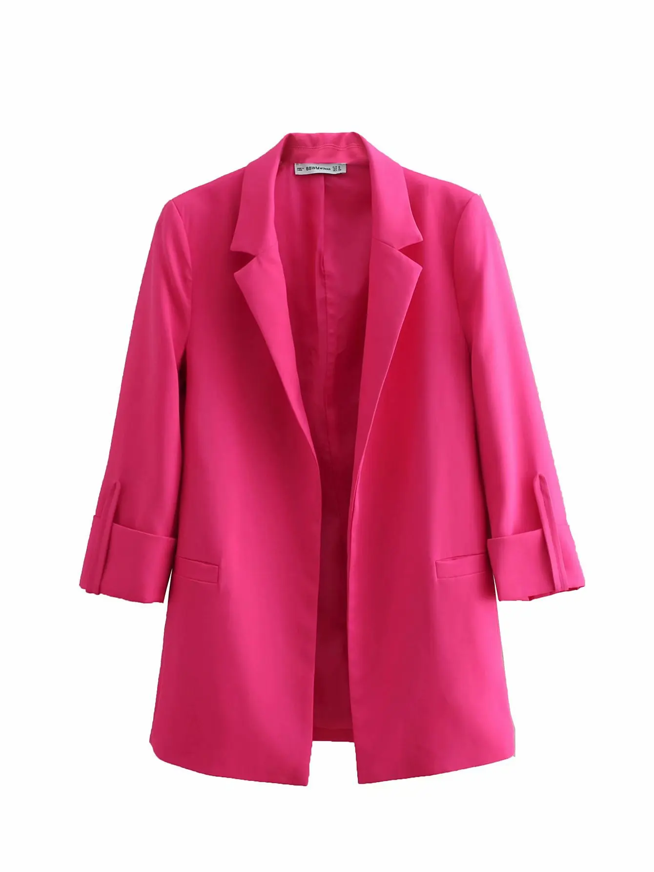 

Cbb-9168 Slim Fit Versatile Simple Double Color Casual juan bian xiu Suit Jacket