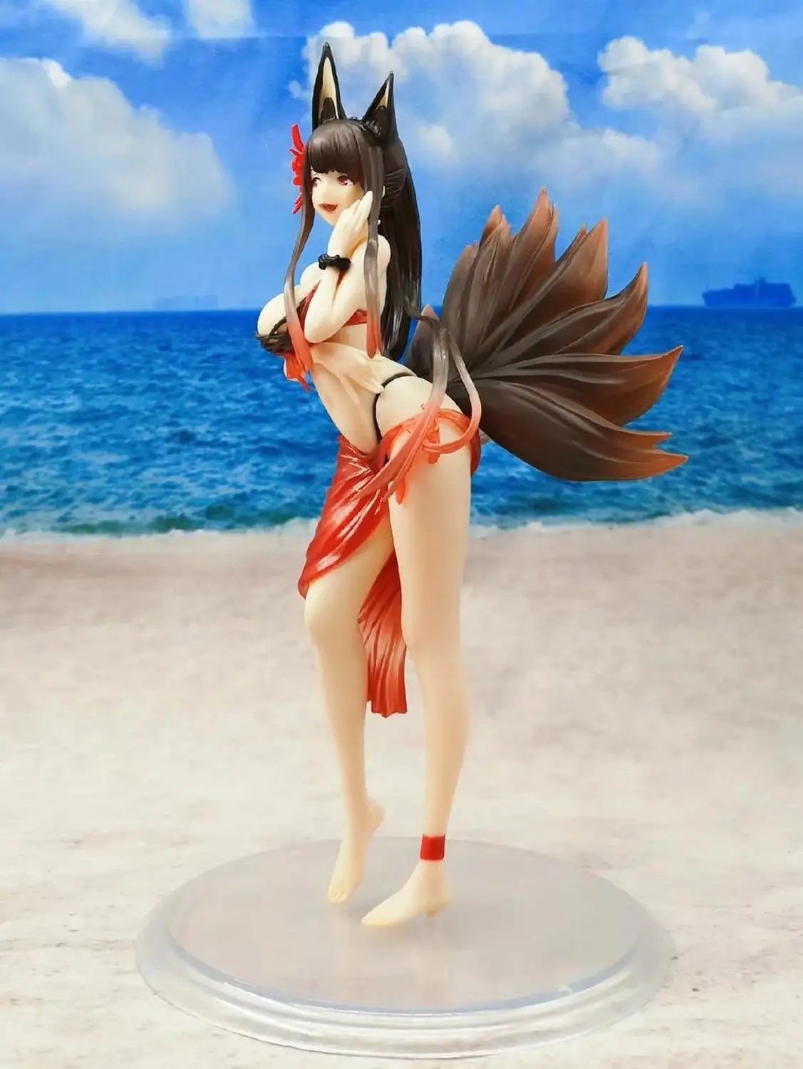 24 см Azur Lane акаджи каэде купальник сексуальная девушка фигурку ПВХ Коллекционная