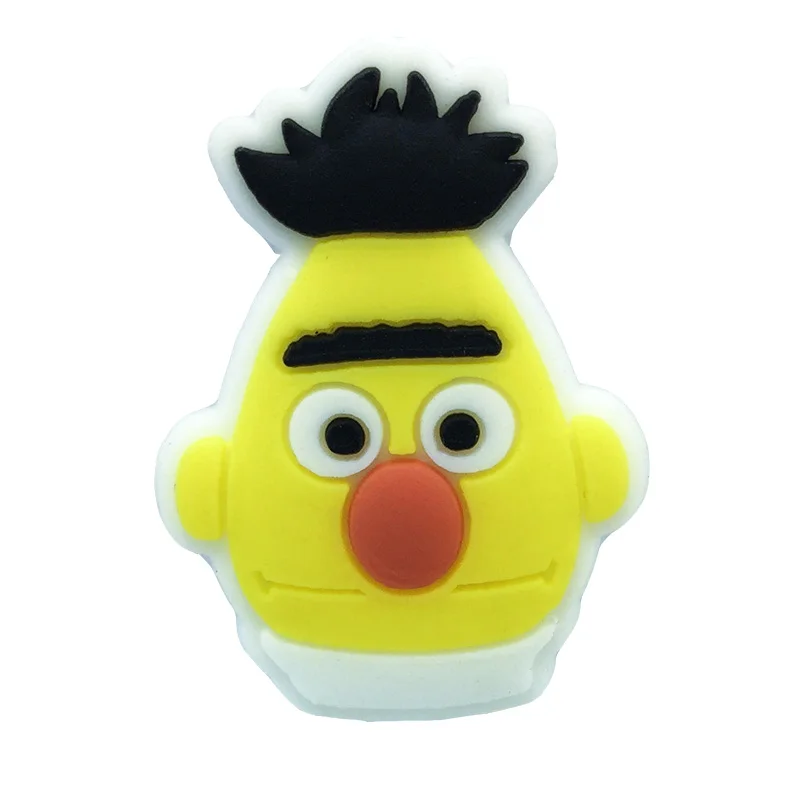 022-17 1 шт. Sesame Street Story Горячие рисунки из мультфильма ПВХ обувь очаровательные аксессуары подходят для обуви браслеты полосы Croc jibz обувь Пряжка Ormaments - Цвет: 022-17