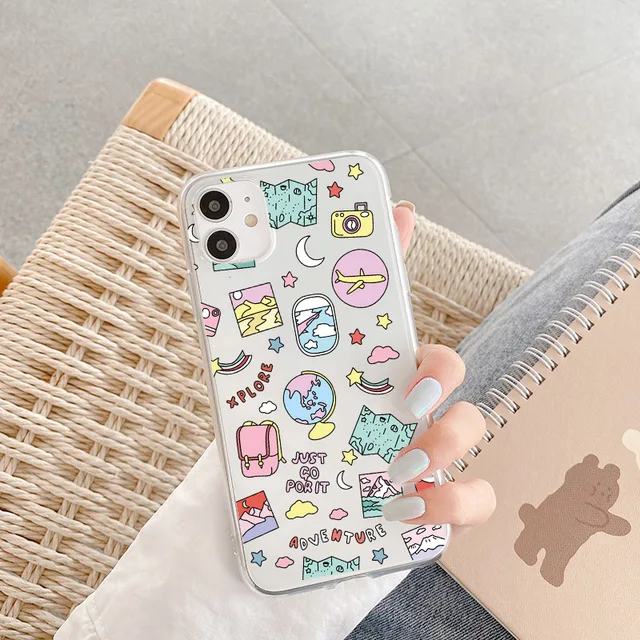 Cute Girl sticker Phone Case For Samsung Tweggo