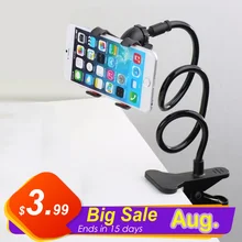 Universal Phone Holder Flexible 360 Degree Clip for Mobile Cell Phone Holder Lazy Bed Desktop Bracket Mount Stand Desk Bracket