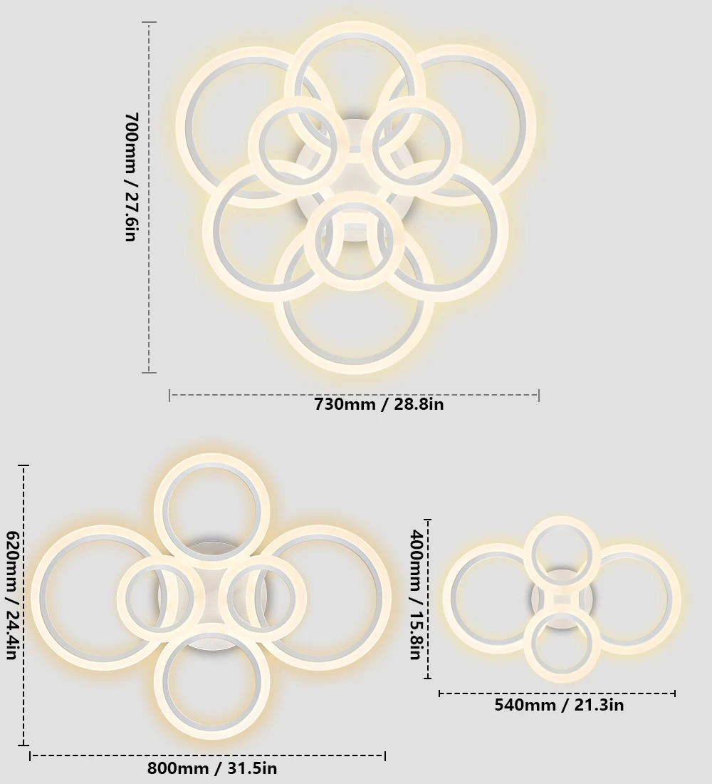 Tania Circle Ceiling Light