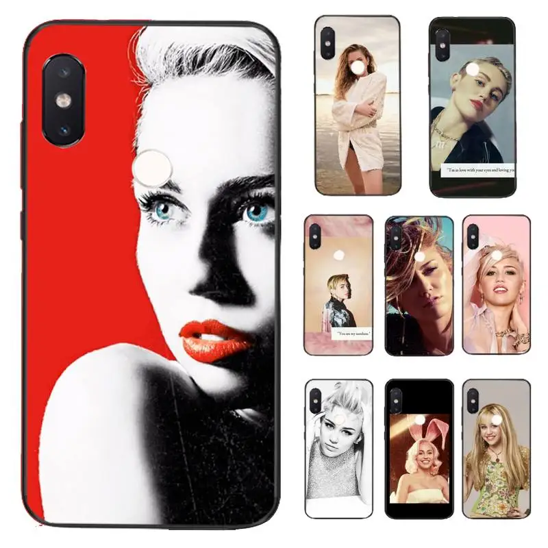 FHNBLJ Miley Cyrus окрашенный чехол для телефона Xiaomi Redmi 5 5Plus 6 6A 4X 7 7A 8 8A 9 Note 5A 8Pro 8T 9|Бамперы|