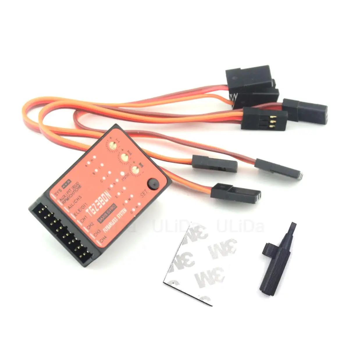 МБ TGZ380N 3 оси гироскопа Flybarless Системы для TREX T-REX и т. д. 450 550 600 700 RC вертолет FBL DFC |