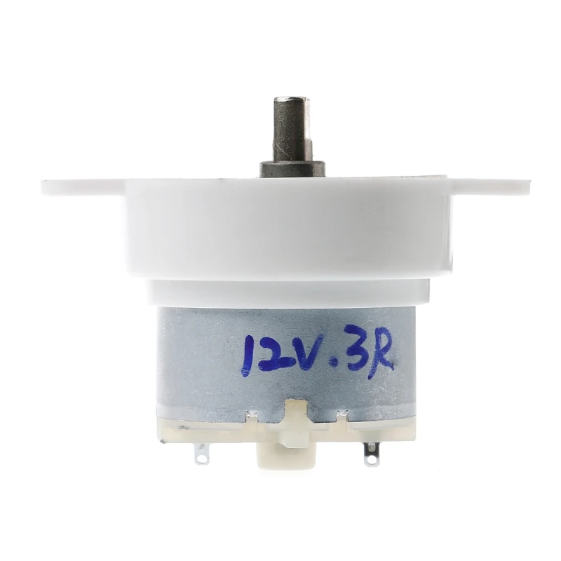 

DC 12V 3 RPM High Torque Cylinder Electric Micro Motor Gearbox Slow Down Mute Motor