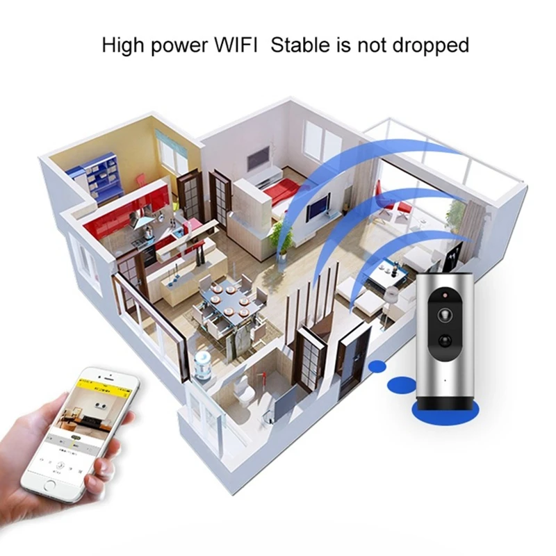 Low-Power Wireless Battery Smart Camera Supports Night Vision 360-Degree Wireless Wifi Surveillance Camera