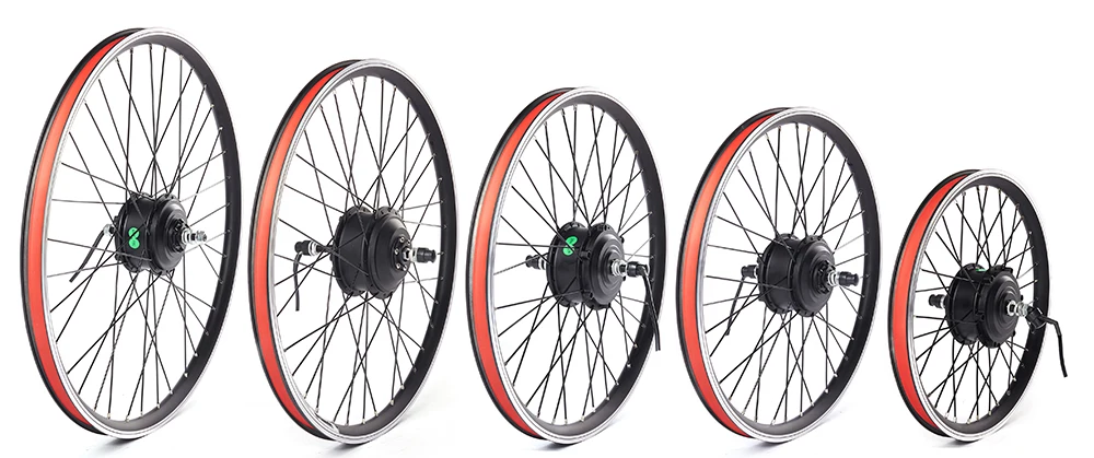 Discount Electric Bicycle Conversion Kit Bluetooth 36V 48V 250W 350W 500W 1000W 1500W 20-29inch 700C bike EBike Front Rear Motor Wheel 3