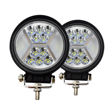 

Set Work lights Round Motorcycle Trucks Off-road Replacement LED DC 9-32V