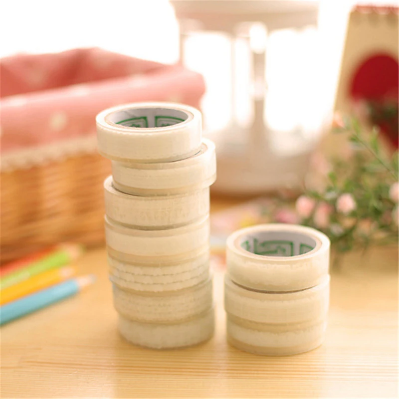 

DL Korean stationery lovable small fresh transparent lace tape DIY decorative adhesive tape 10m decorative tape small gift stati