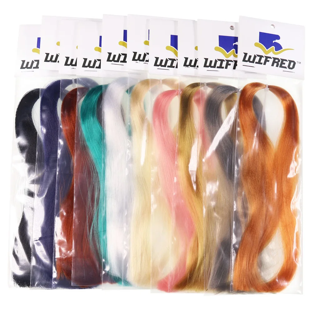 2Paks Streamer Morbido E Luminoso Fly Legando Fibra Sabiki Rig Facendo Filo Per Capelli Sintetico