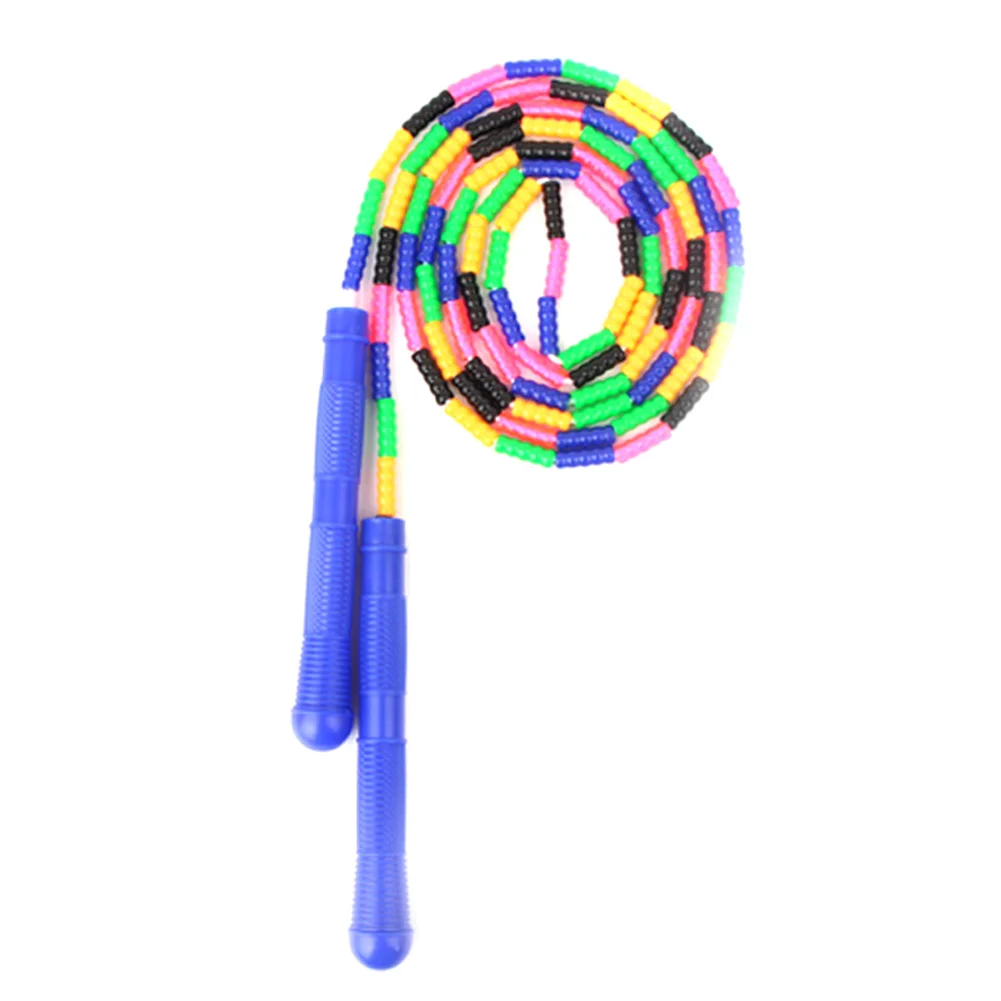 colour Soft bead Kids Skipping Rope Jump Rope Cable for Exercise Fitness Training Sports for Students Toddler ASD88 - Цвет: colour Soft bead
