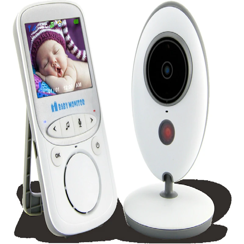 

Wireless Video Color Baby Monitor 8 Languages High Resolution Night Vision Temperature Monitoring Baby Nanny Security Camera