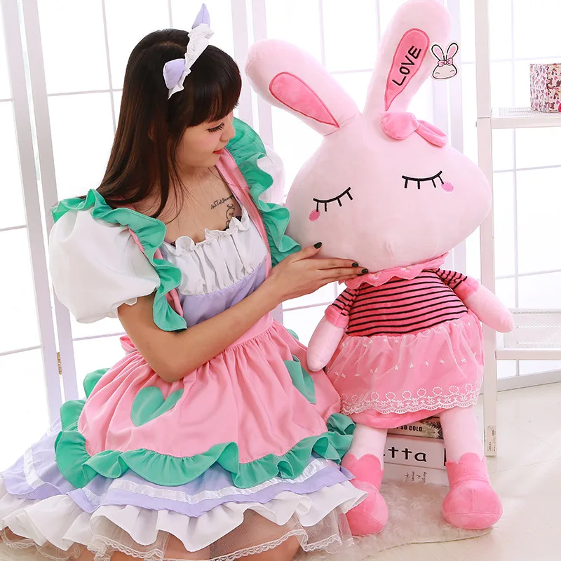 

Super Meng Large Size LOVE Rabbit Cartoon LOVE Metoo Doll Plush Toys LOVE Rabbit