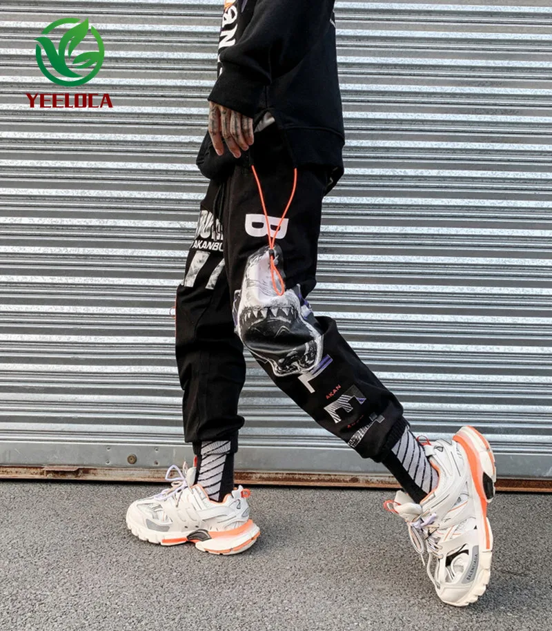 2019 Осенняя зимняя уличная танцевальная одежда Мужские штаны в европейском и