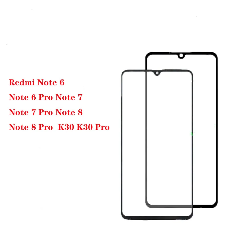 Для Xiaomi Redmi Note 6 Pro 7 8 K30 K30Pro мобильный телефон защитная плата стеклянный внешний