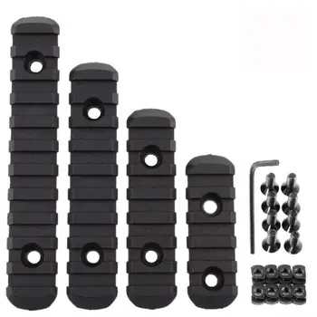 

M-LOK MOE Polymer Picatinny Weaver Rail Section Set 5 7 9 11 Slot for Hand Guard 4pcs