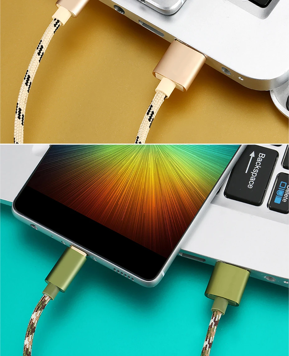 Micro USB кабель 2.4A Быстрая зарядка для Xiaomi Redmi Note 5 Pro Реверсивный Micro USB зарядное устройство кабель для передачи данных для samsung S7 мобильного телефона