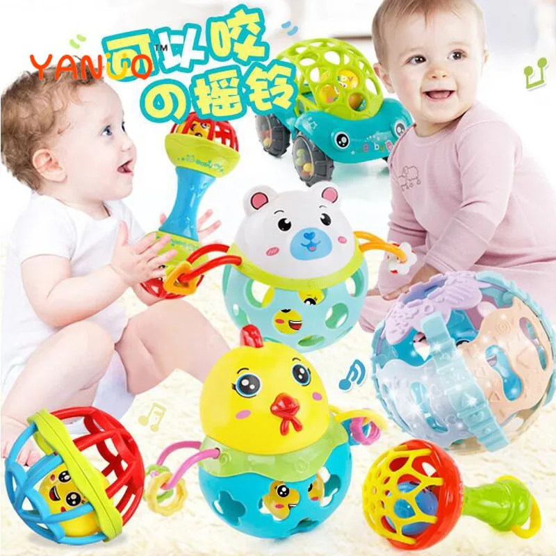 YANUO 5 шт./компл. детские игрушки для зубов детская игрушка новорожденных