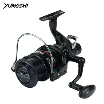 

YUMOSHI Fishing Reel All Metal Spool Spinning Reel 5.2:1 10+1BB Stainless Steel Handle Line Spool Saltwater Fishing Accessories