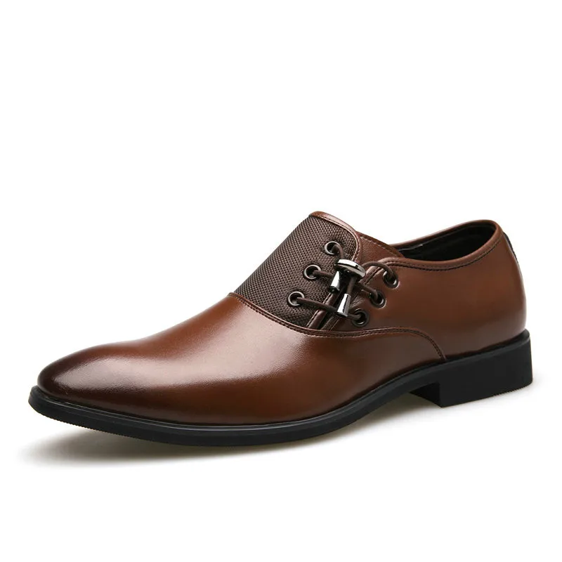 Online Brand 2019 New Men s Dress Shoes Size 38 48 Black Classic Point Toe Oxfords for Men Fashion Mens Business Party Shoes ZY 07