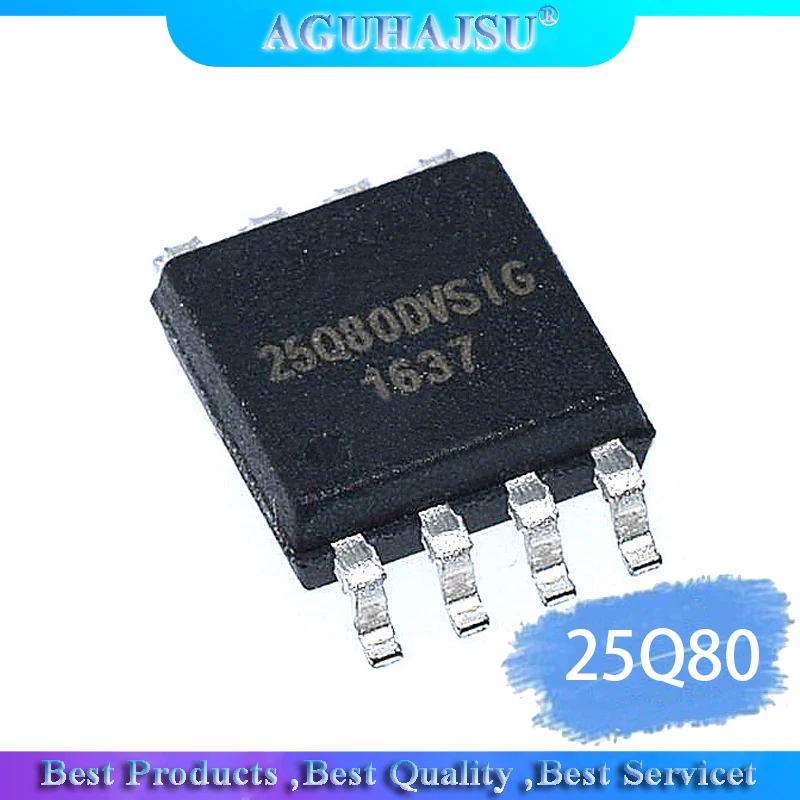 10 шт./лот 25Q80 W25X80 W25Q80BVSIG SPI FLASH 8mbit 1MB flash wide-body original | Электронные компоненты и