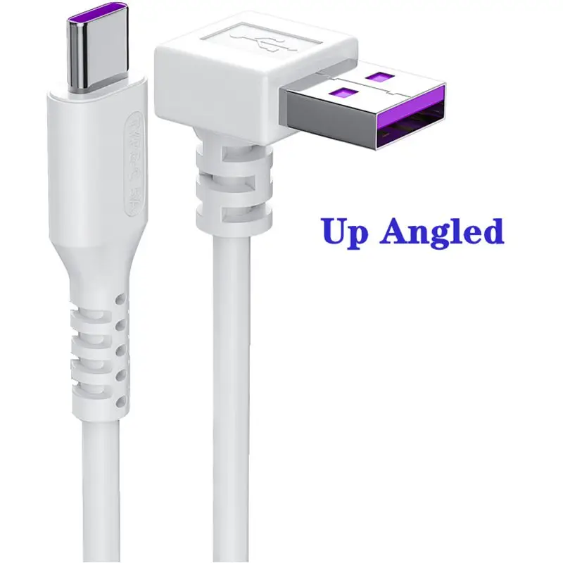 0.5m/1m/2m 60W PD Linea di ricarica rapida Cavo da USB C a USB Tipo C Cavo ad angolo retto Cavo dati da 90 gradi per telefono cellulare portatile  44