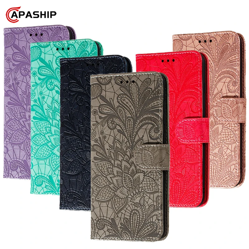 Retro Flower Flip Leather Wallet Case For Samsung Galaxy Note 20 Ultra S9 S10 S20 S21 Plus M01 M11 M21 M31S M51 Cover Phone Bags | Мобильные