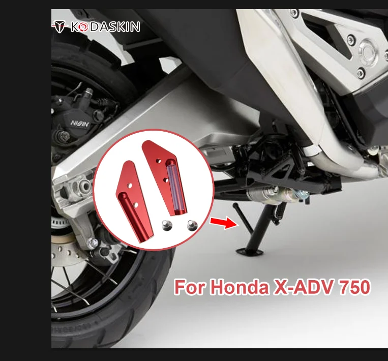 KODASKIN Motorcycle XADV Side Pillar Auxiliary side stand Kickstand  Auxiliary Enlarged Foot Stand forx adv X ADV 750 X ADV 1000|Covers \u0026  Ornamental Mouldings| - AliExpress
