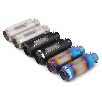 

Motorcycle Exhaust Pipe 60mm Stainless Steel For SUZUKI gsx 250r dl 250 650 gsr400 For HONDA cbr 400r 500r 600rr