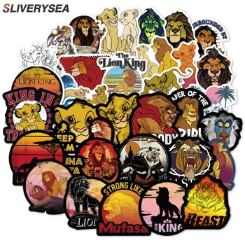 

50pcs/set The Lion King PVC Waterproof Fun Sticker Toy Luggage Sticker Motorcycle and Luggage Notebook Car Sticker