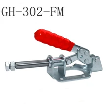 

1Pcs GH-302-FM 136 kg Toggle Clamp Quick Release Push Pull Action Vertical/Horizontal Type Clamps Hand Tool for Woodworking