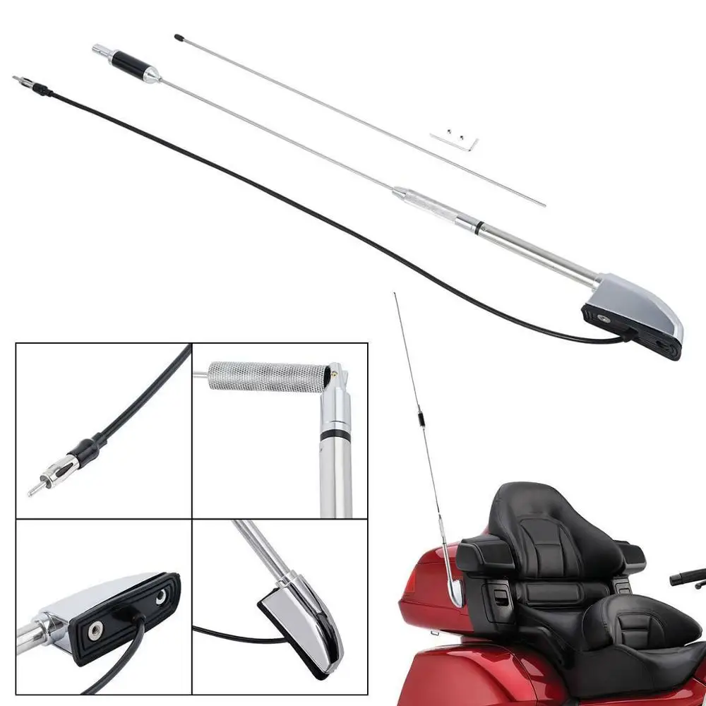 

Motorcycle 119cm Antenna has Audio Comfort For Honda Goldwing GL1800 GL1500 2001-2014