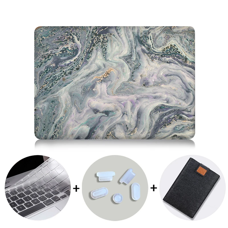 MB14 MTT чехол для ноутбука Macbook Air 13 Чехол под мрамор для Mac book Air Pro retina 11 12 13 15 дюймов Сенсорная панель сумка для ноутбука - Цвет: MB14