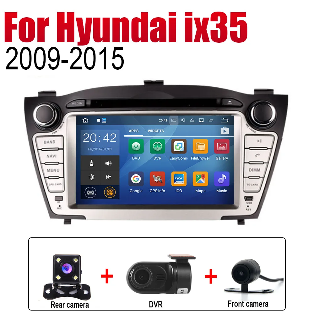 Extra Items ZaiXi Авто Радио 2 Din Автомобильный dvd-плеер на основе Android для hyundai ix35 2009~ gps Навигация BT Wifi карта мультимедийная система стерео - Цвет: Extra Items