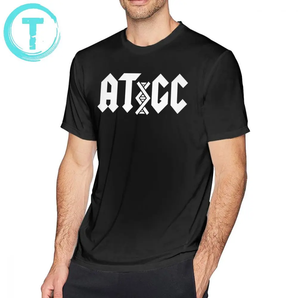 Биология футболка ACDC ДНК Awesome Повседневная Графический Мужской 100 хлопок