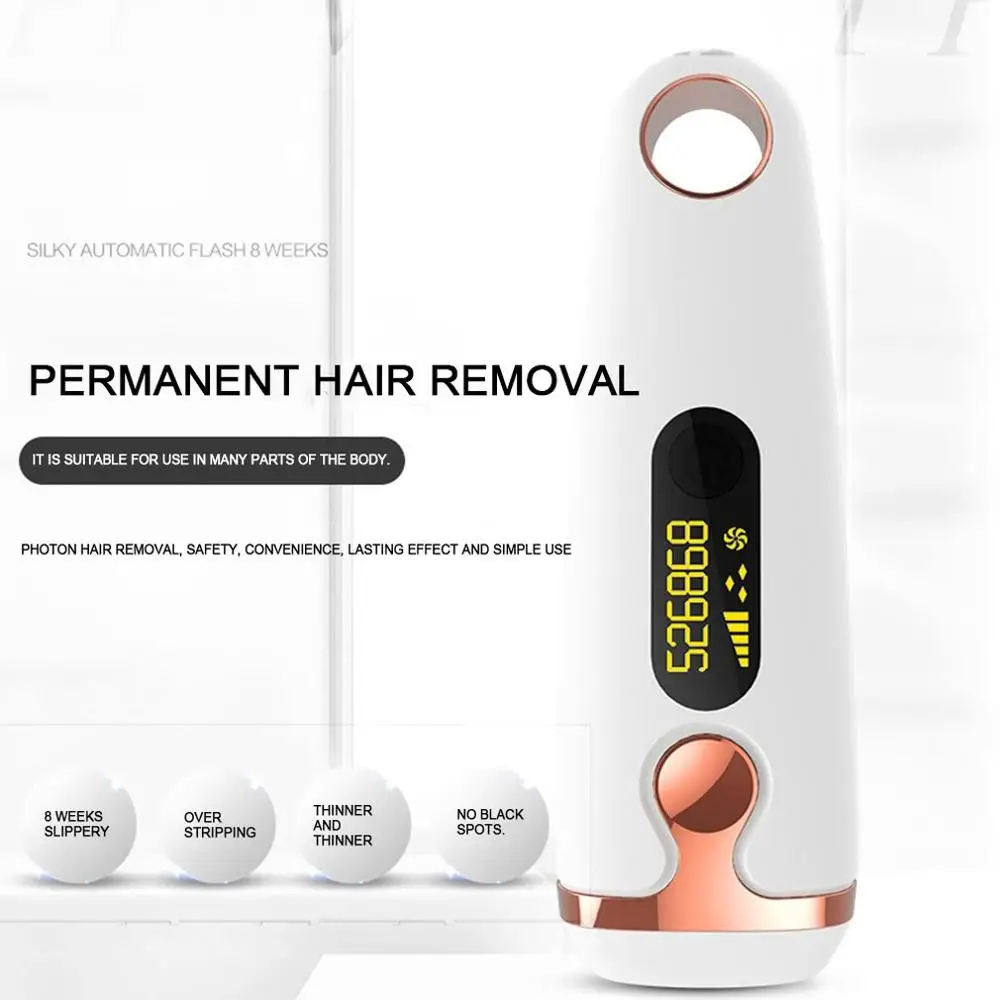 

500000 Flashes Facial Epilator Laser IPL Hair Removal Photo Epilator for Women Painless Professional Electric Hair Removal Laser
