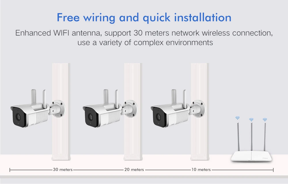 1080P уличная Ip камера водонепроницаемая Wifi камера безопасности ночное видение Обнаружение движения наружная камера Exterieur Camaras