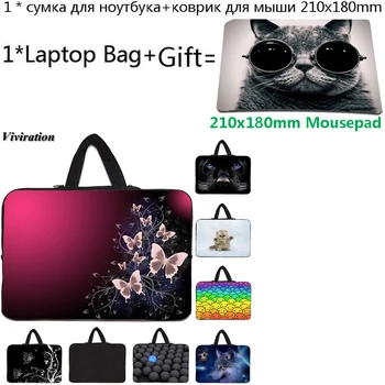 

Mens Carry Handbag Funda Laptop Bag 17.3 17 15.6 11.6 15 14 13 12 10 Tablet Cover+Mousepad For Acer Dell Google Chromebook Case