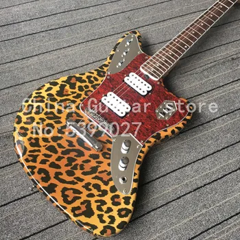 

new arrival;leopard jaguar guitar;free shipping