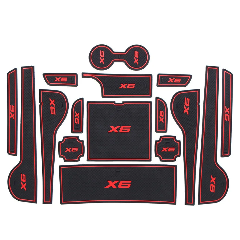 

Dongfeng Popular 17-Jingyi X6 Gate Slot Pad Coaster Interior Trim Modified Slip Mat Storage Tank Pad Storage Pad