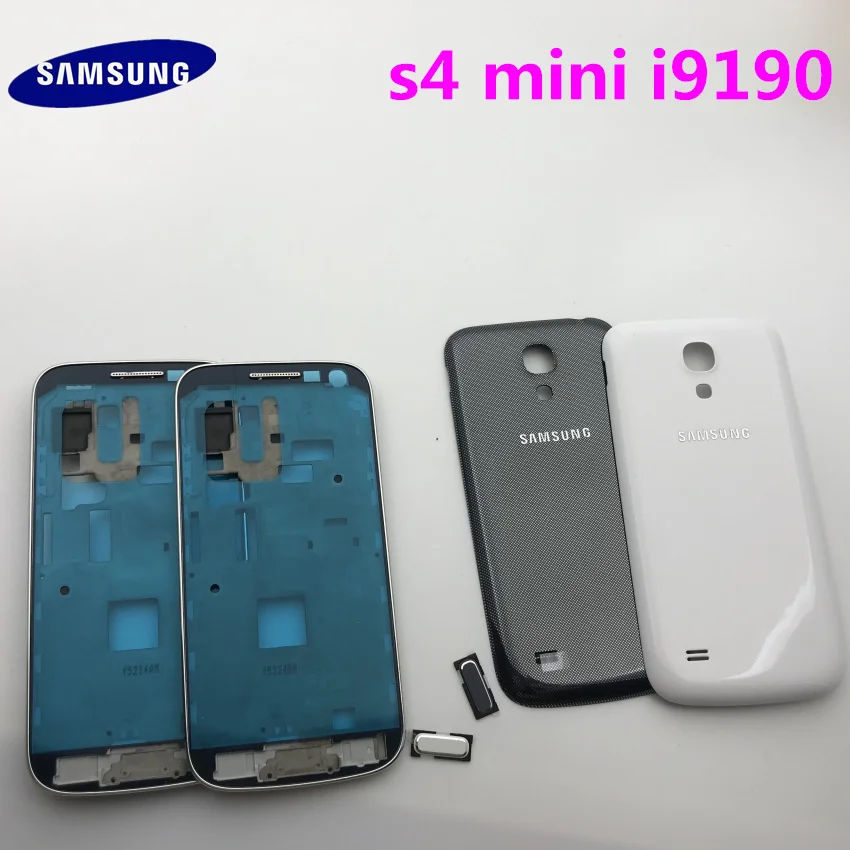 Запасные части для samsung galaxy s4 mini I9190 I9195 корпус полный набор крышка автомобильный чехол Чехол аксессуары